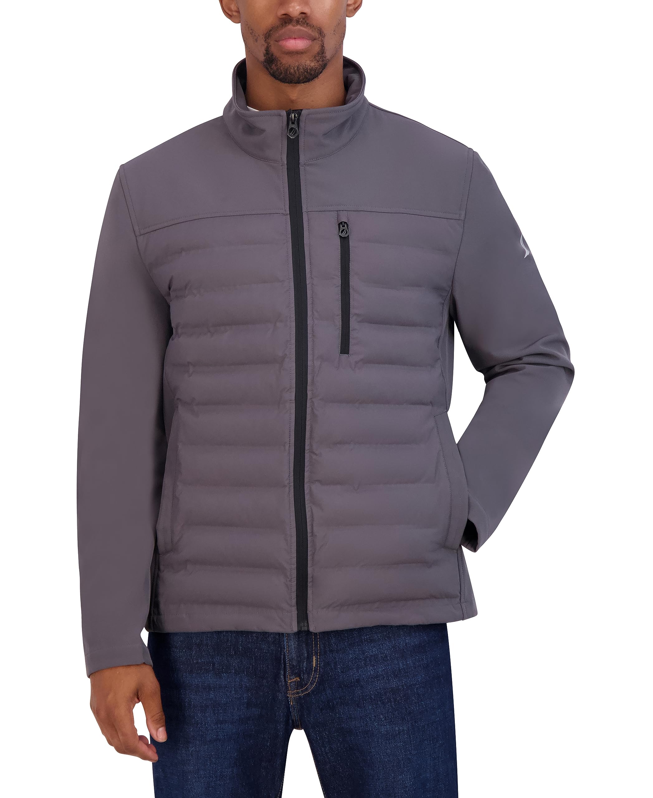 Nautica Men's Lightweight Fleece Lined Softshell Jacket