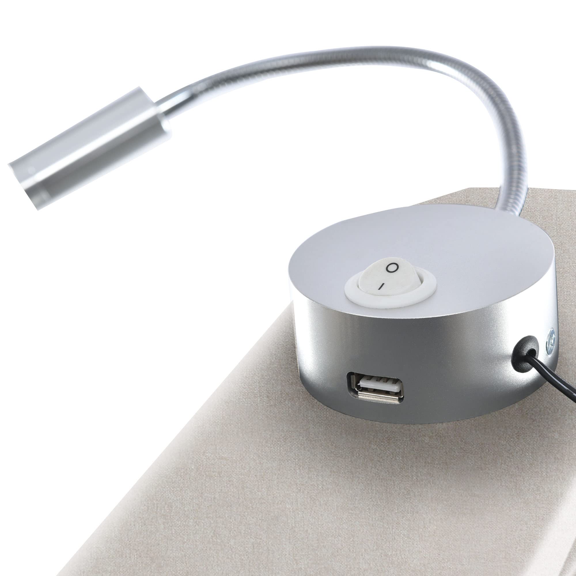 KAZZIO Cama tapizada para cama de matrimonio con espacio de almacenamiento, luz de lectura con función de carga USB, cabecero, estructura de cama de poliuretano, con somier (sin colchón) (beige, 140 x