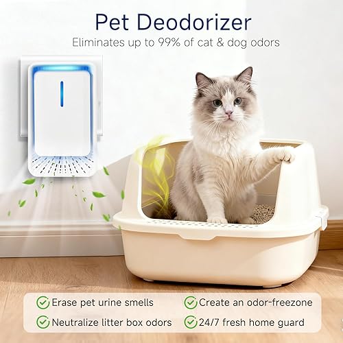 Miniatura 3 de Ionizadores de aire enchufables, paquete de 4 purificadores de aire con tecnología de iones negativos, mini ambientador silencioso para el hogar,