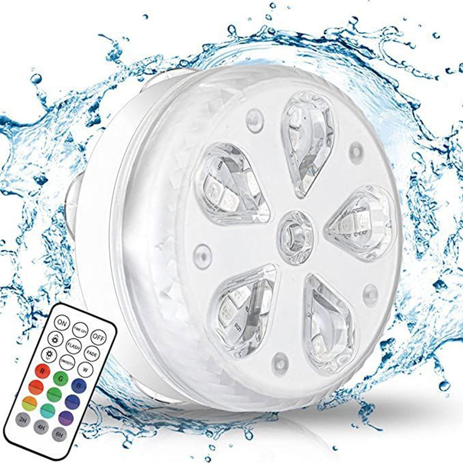 Pool Lights | Submersible LED Lights - Upgraded IP68 Waterproof Pool Light, Underwater with Remote, RGB Dynamic Color for Above Ground-picture-24