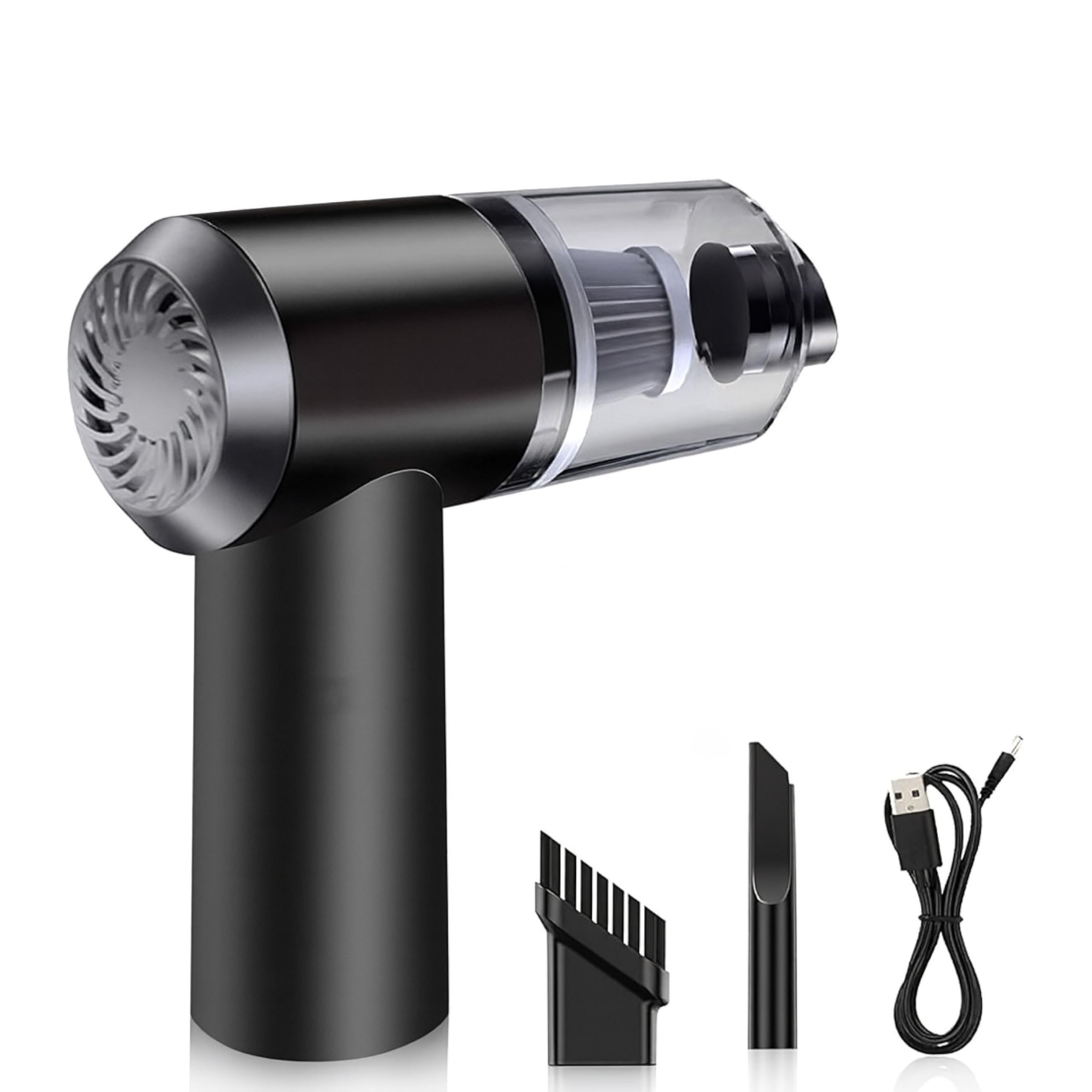 BLADESMITH 3 in 1 Portable Mini Vacuum Cleaner for Home & Car | Model AS-228 | Cordless Handheld Air Blower, Suction & Brush | USB Rechargeable | Compact Dust Remover - (Pack of - 1)-picture-17