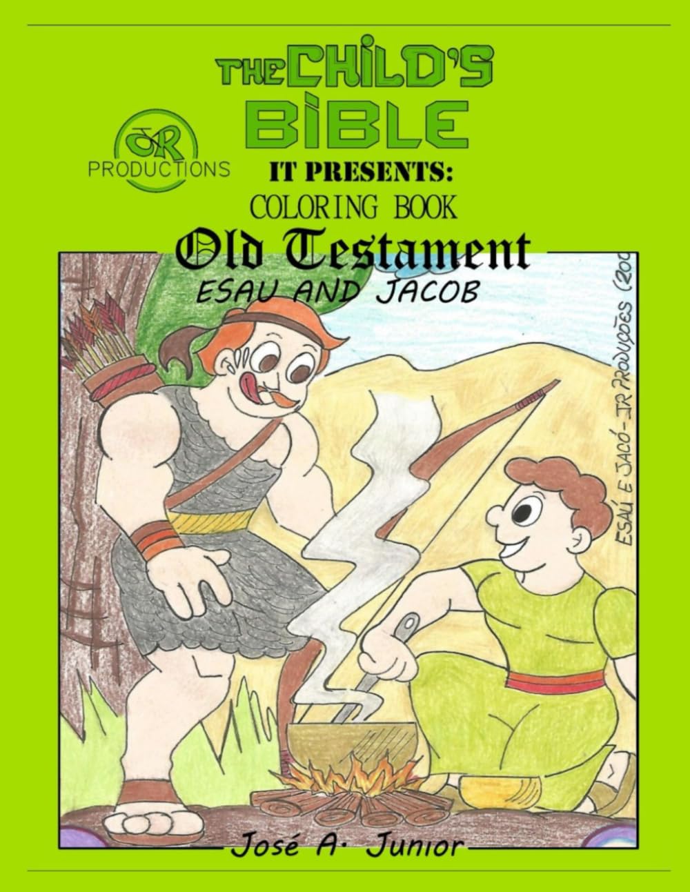 THE INFANT'S BIBLE PRESENTS:COLORING BOOK - OLD TESTAMENT: ESAU AND JACOB -VOLUME 4 OF 49