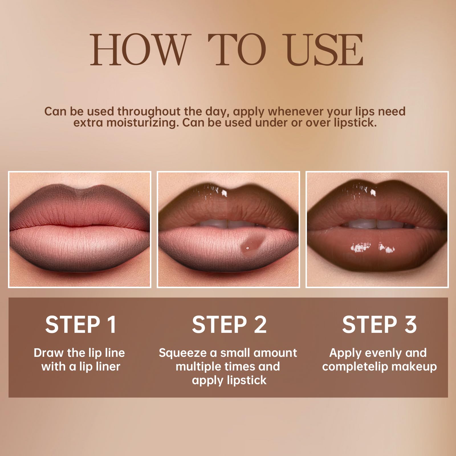 Nude Lip Combo: Gloss & Liner Kit -7 Nude Lip Combo: Gloss & Liner Kit -7