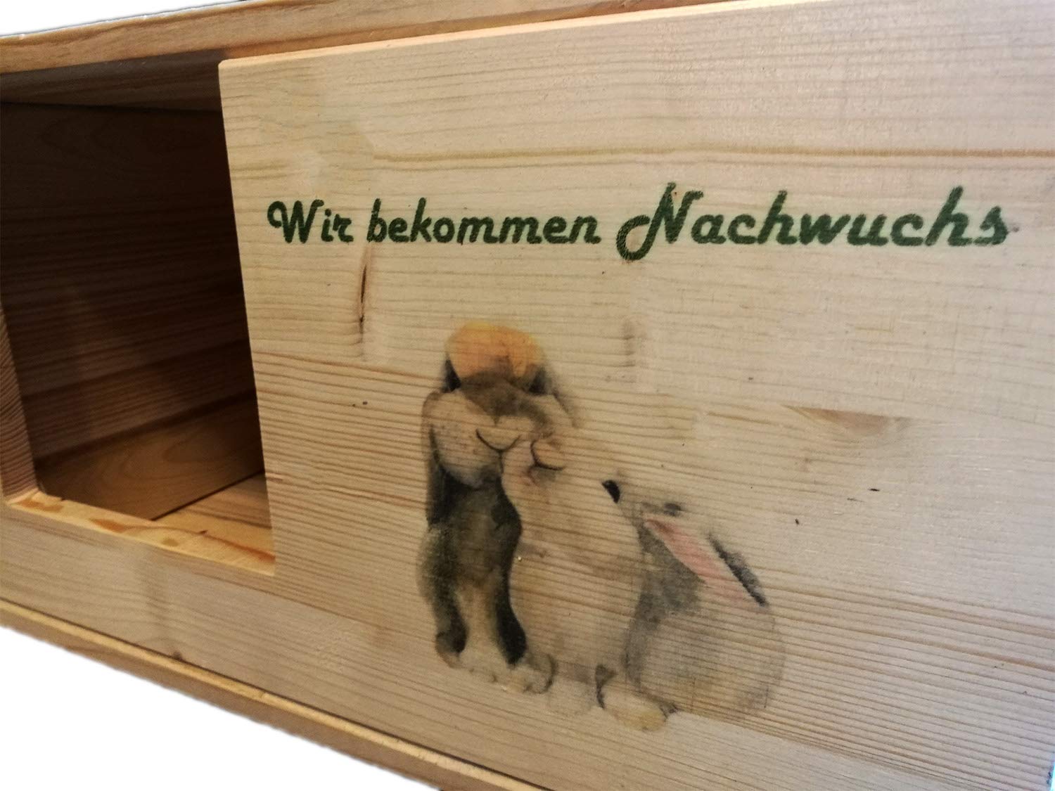 Kaninchen Wurfbox groß 50x30x30cm