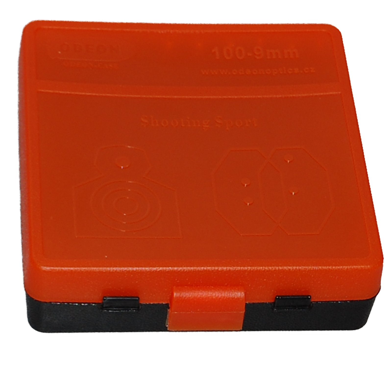 Patronenbox 9 mm Luger /.380 Auto für 100 Patronen Patronen Box Ammo Box für Wiederlader (Orange), Ansicht 2