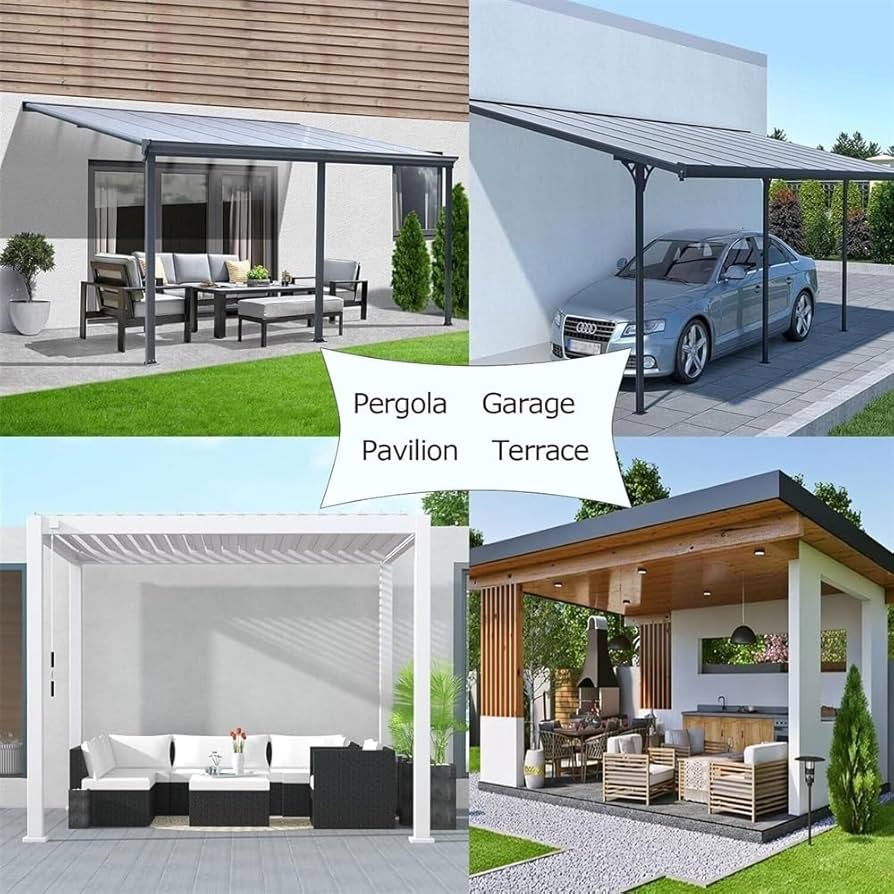 Amazon.com: Clear Tarp with Zipper Door,Heavy Duty Waterproof