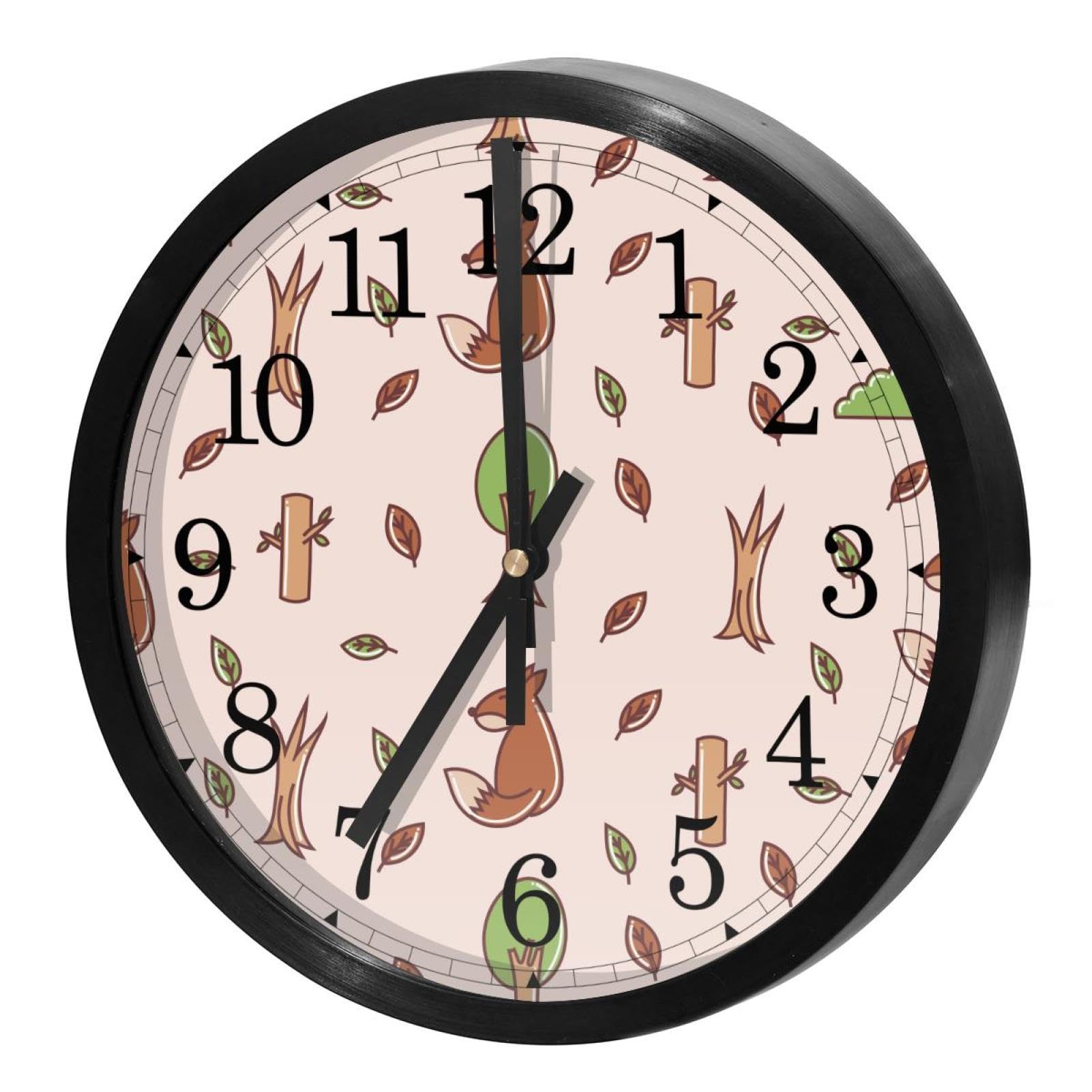 Horloge murale silencieuse sans tic-tac pour retrouver le sommeil dans une chambre calme
