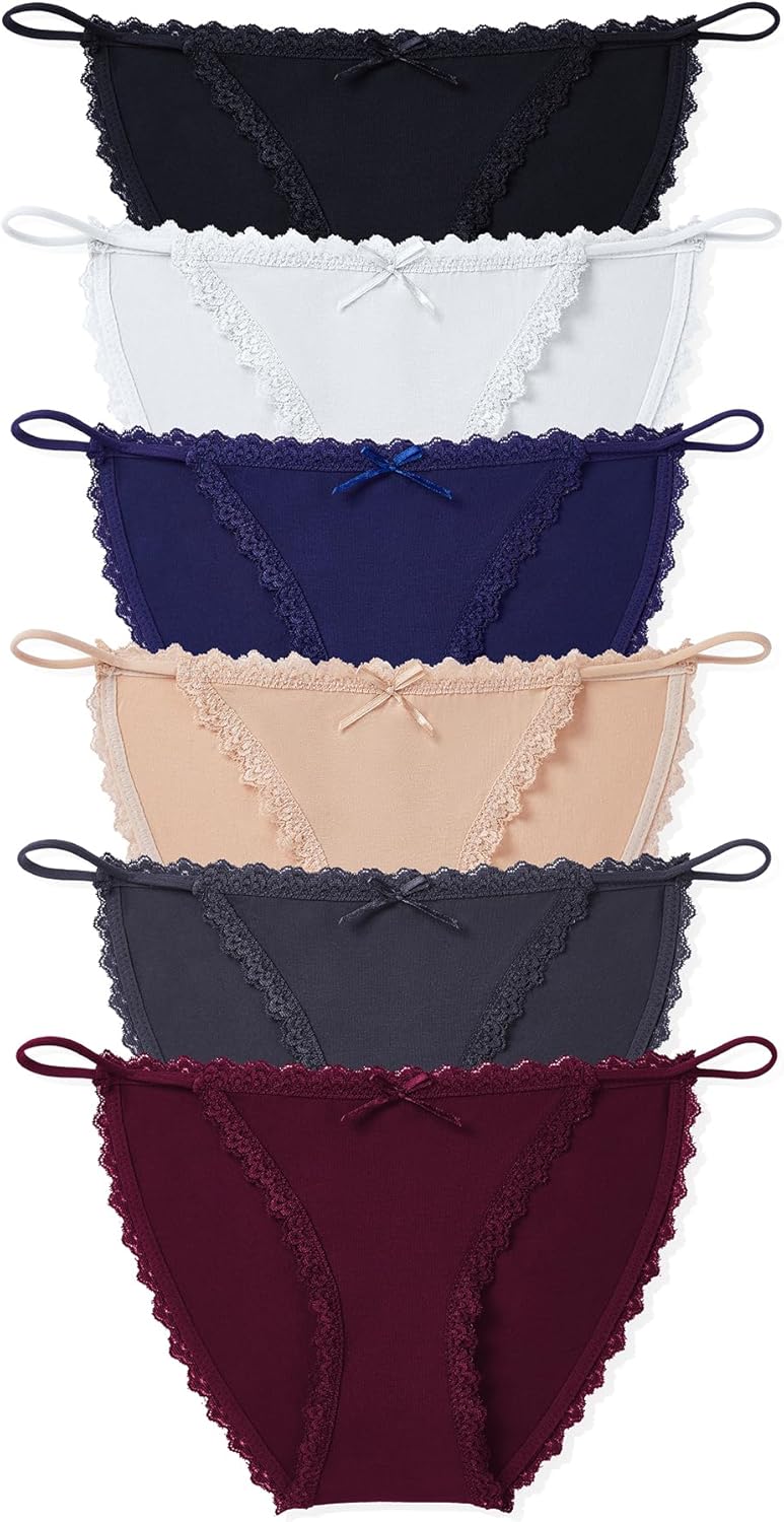 Camelia Cotton Underwear for Women Pack String Bikini pure cotton Panties Sexy Underwear Briefs - Image 6