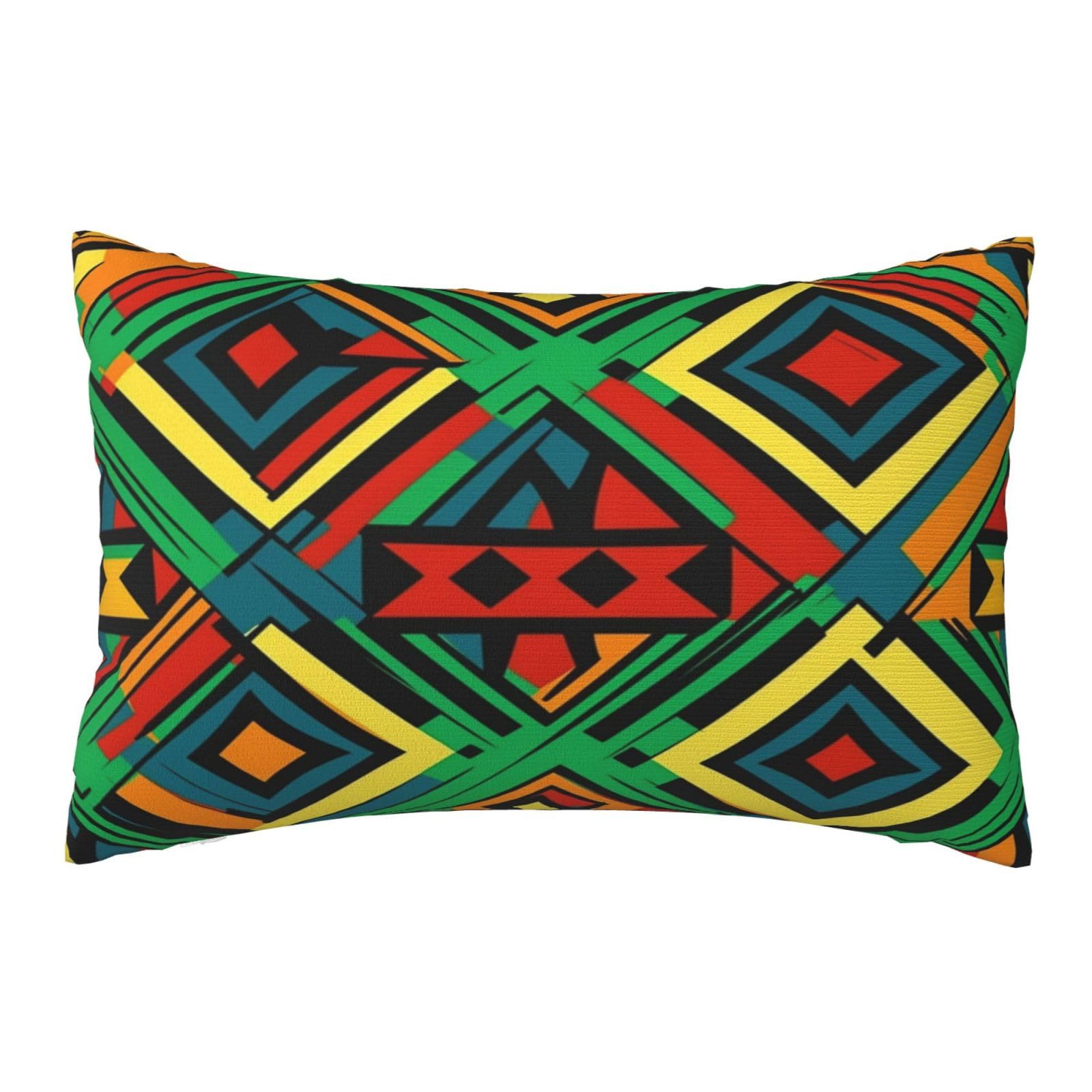 Outdoor Cushions Waterproof Ethnic Cushion Covers 40cm X 60 cm Set of 2, Vintage Cushions Garden Cushions Waterproof Throw Pillow Covers, Decorative Pillows for Car Patio Hoom Decor 16x24 Inch,Z353