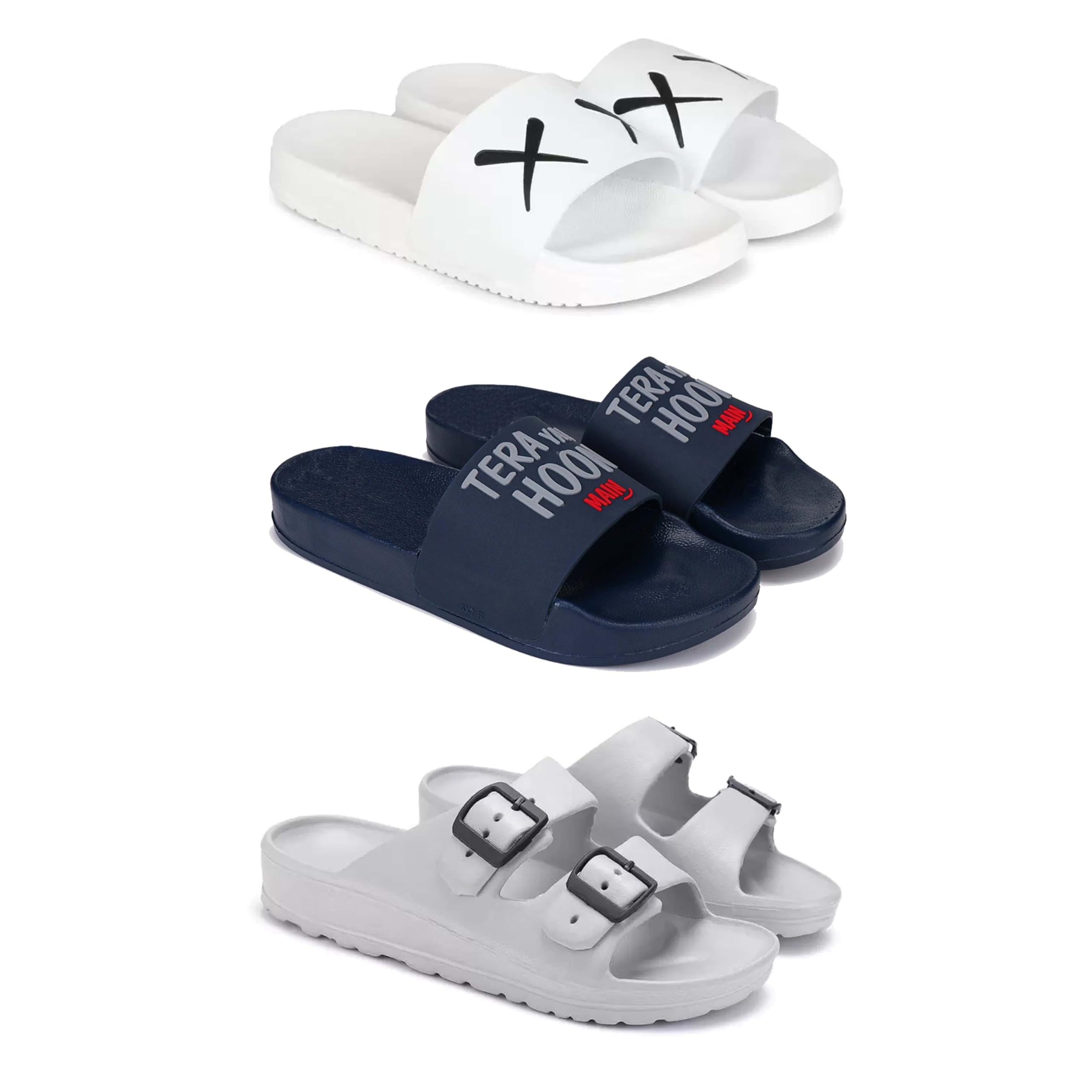 Men's Sandals | Lightweight Wear| Stylish & Easy to Wear For Men's GP-San-(3-COMBO)-3029-1588-3114-image-48