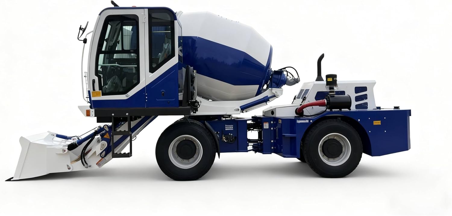 1.8m³ / 2.6m³/ 3.5m³ Self Loading Concrete Mixer Truck – Mobile Concrete Mixer for Residential & Commercial Projects