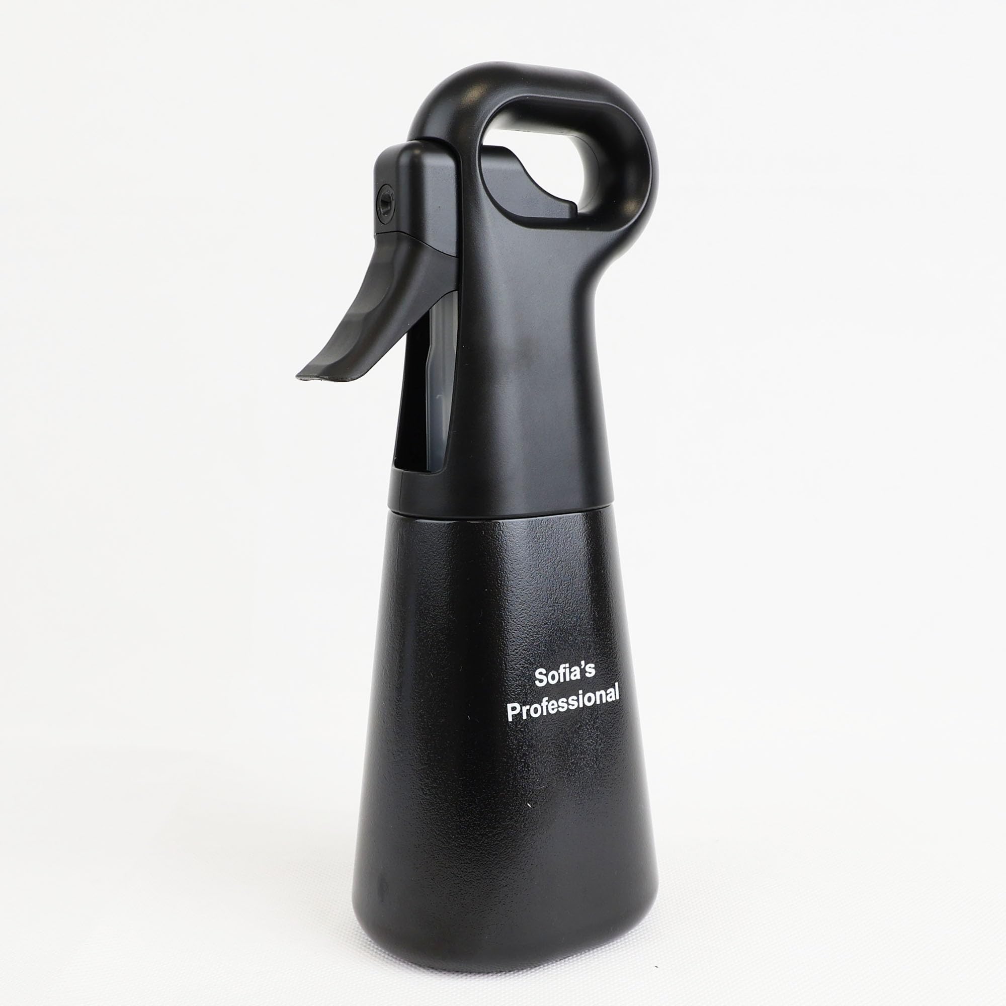 Eson Black Hair Water Spray Bottle 300Ml, Refillable Continuous Mist Sprayer, Spray Bottle For Barber, Hairdresser, Salon, Hair Styling, Cleaning, Misting & Skin Care, Plants (Black)