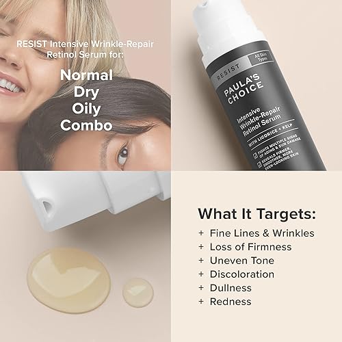 Miniatura 4 de Paula’s Choice RESIST Serum de retinol reparador de arrugas intensivo con vitamina C para arrugas y tono facial desparejo