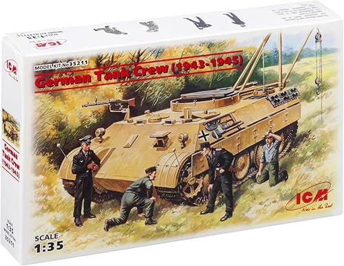 ICM Modelos German Tank Crew 1943-1945 Kit de construcción (ICM35211)