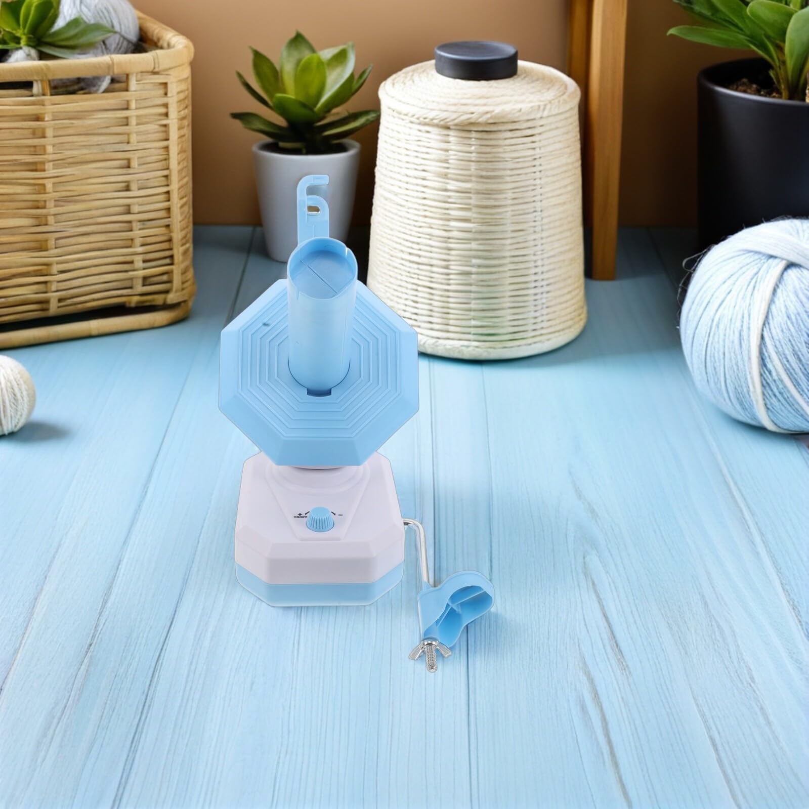 TOYANDONA Elektrischer Garnwickler für Strick und Näharbeiten, USB