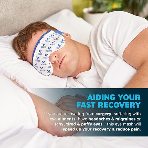 Miniatura 4 de Máscara de ojos para ojos secos Compresión de ojos cálida Máscara de ojos de calor natural para orzuelos, blefaritis, ojos cansados y más por