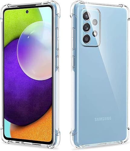 Funda para Samsung Galaxy A52 5G, funda protectora de TPU suave y delgada con parachoques de esquina, funda delgada y duradera para teléfono,