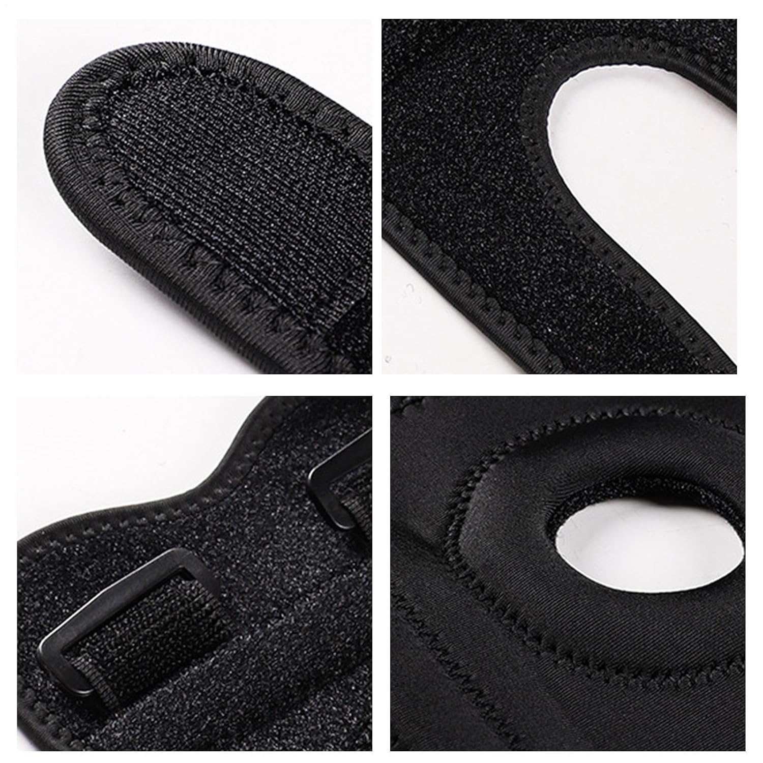 Elbow Brace for Tennis & Golfers Elbow - Compression Support with EVA Padding, Adjustable Straps, Pain Relief for Tendonitis, Arthritis, Post-Surgery Recovery - Unisex, Fits 6.7”-15” Arms - Image 4