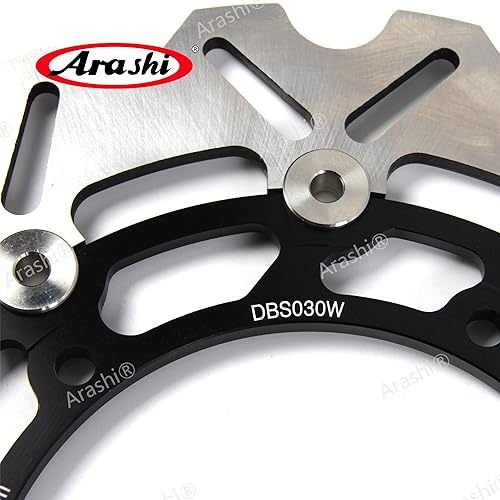 Miniatura 3 de Arashi Discos de freno delantero Rotores para Yamaha FZ09 2014-2017  FZ-09 ABS 14-17  FJ09 ABS 15-16 Accesorios de motocicleta Negro