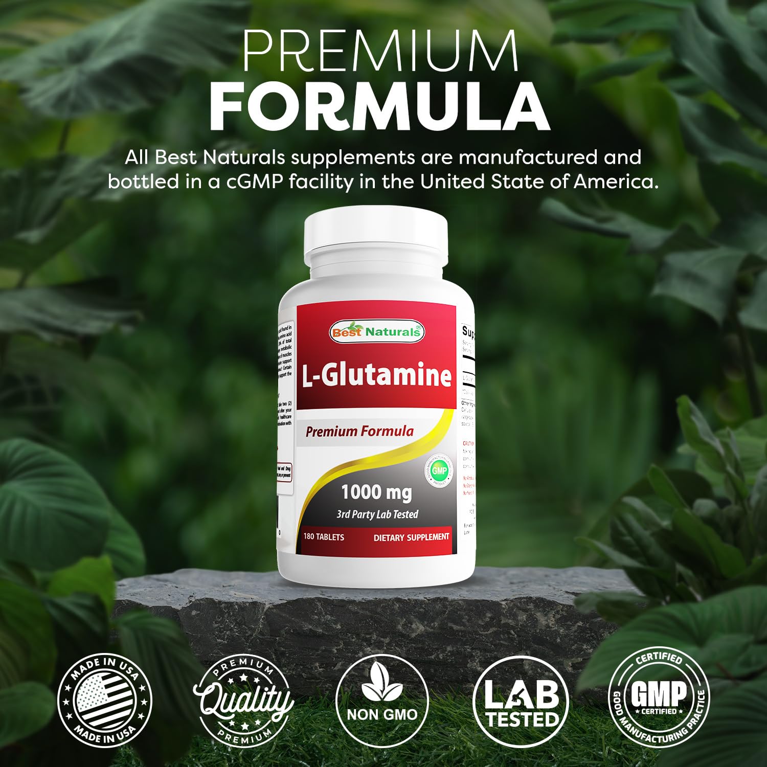 Nature's Bounty L-Lysine, 1000mg, 180 Tablets (3 X 60 Count Bottles - View #6
