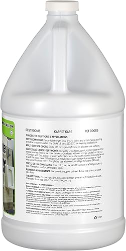 Miniatura 5 de Nilodor BEON Limpiador enzimático de orina con neutralizador de olores para mascotas, alfombras y baño, 1 galón, melón de pepino