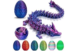 3D Printed Dragon Egg Surprise, Crystal Dragon Toys