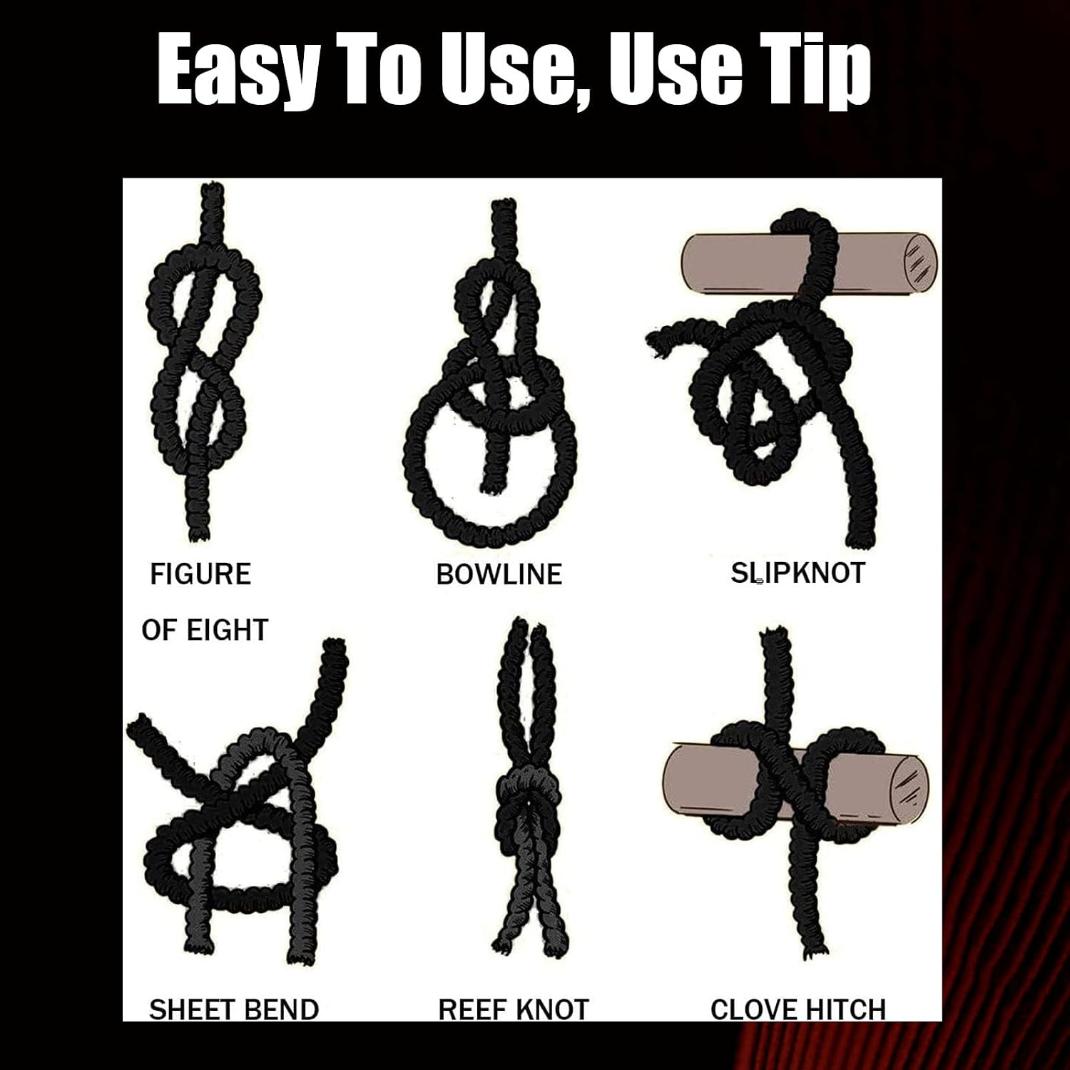 BDSM Bondage Rope with Blindfold Sex Toys, 3 Pack Sex Rope Bondage Restraints Adult Toys for Couple Beginner SM Game Play, BDSM Toys Reusable Sex Straps, 3 * 32ft Black Purple & Red Soft Cotton Rope