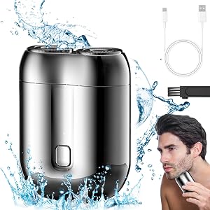 2026 New Model Mini Dual-Head Electric Shaver Electric Mini Portable Razor Pocket Size Washable Double Head Razor Rechargeable