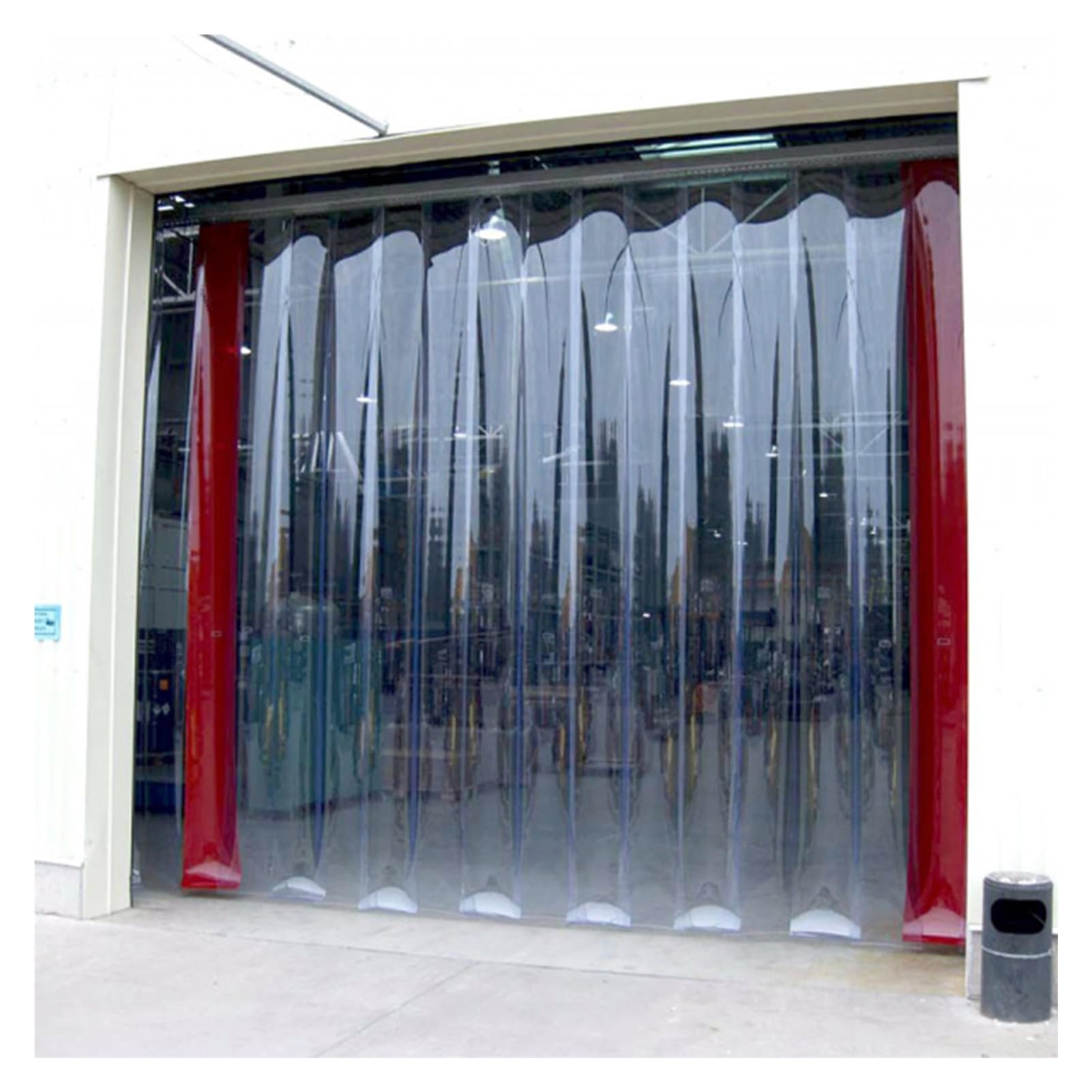 FBHappiness PVC Strip Door Curtain Vinyl Door Strip Plastic Strip Curtain for Freezer Warehouse Doors (Color : Clear, Size : 150x200cm/59.06x78.74in)