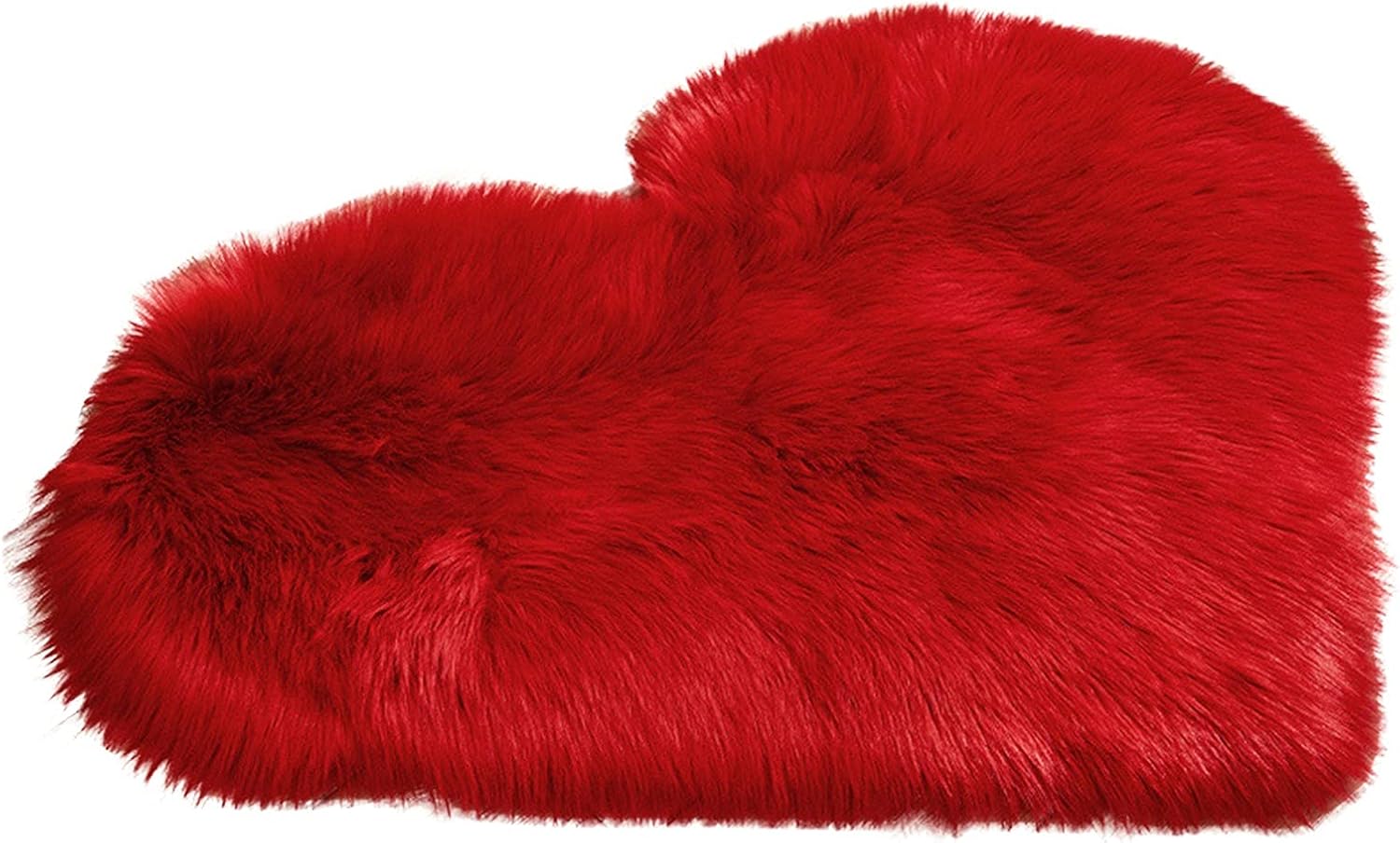 Amazon.com: YIWULA Heart Rugs for Home Decor, Heart Shaped Faux Fur Rug ...