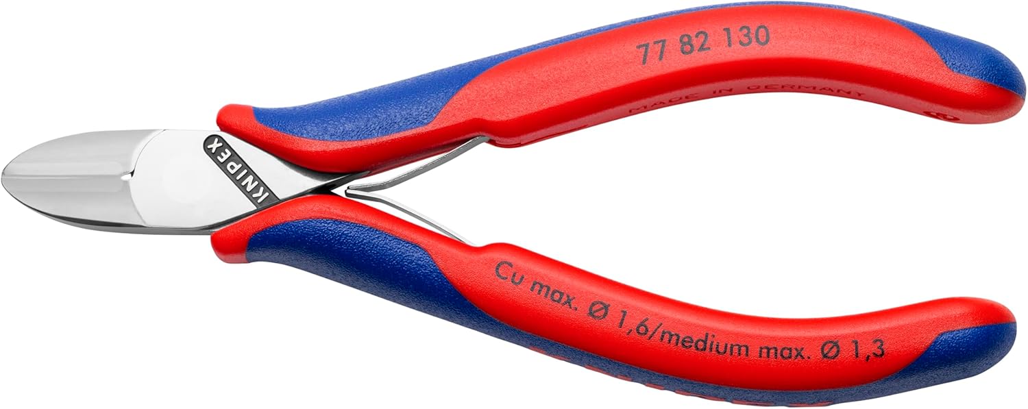 KNIPEX Tools 77 82 130 Electronics Diagonal Cutters, 5-1/4"