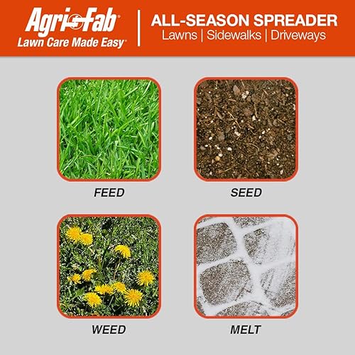 Miniatura 7 de Agri-Fab 45-0566-AMZ Esparcidor de empuje de capacidad de 50 libras, color negro