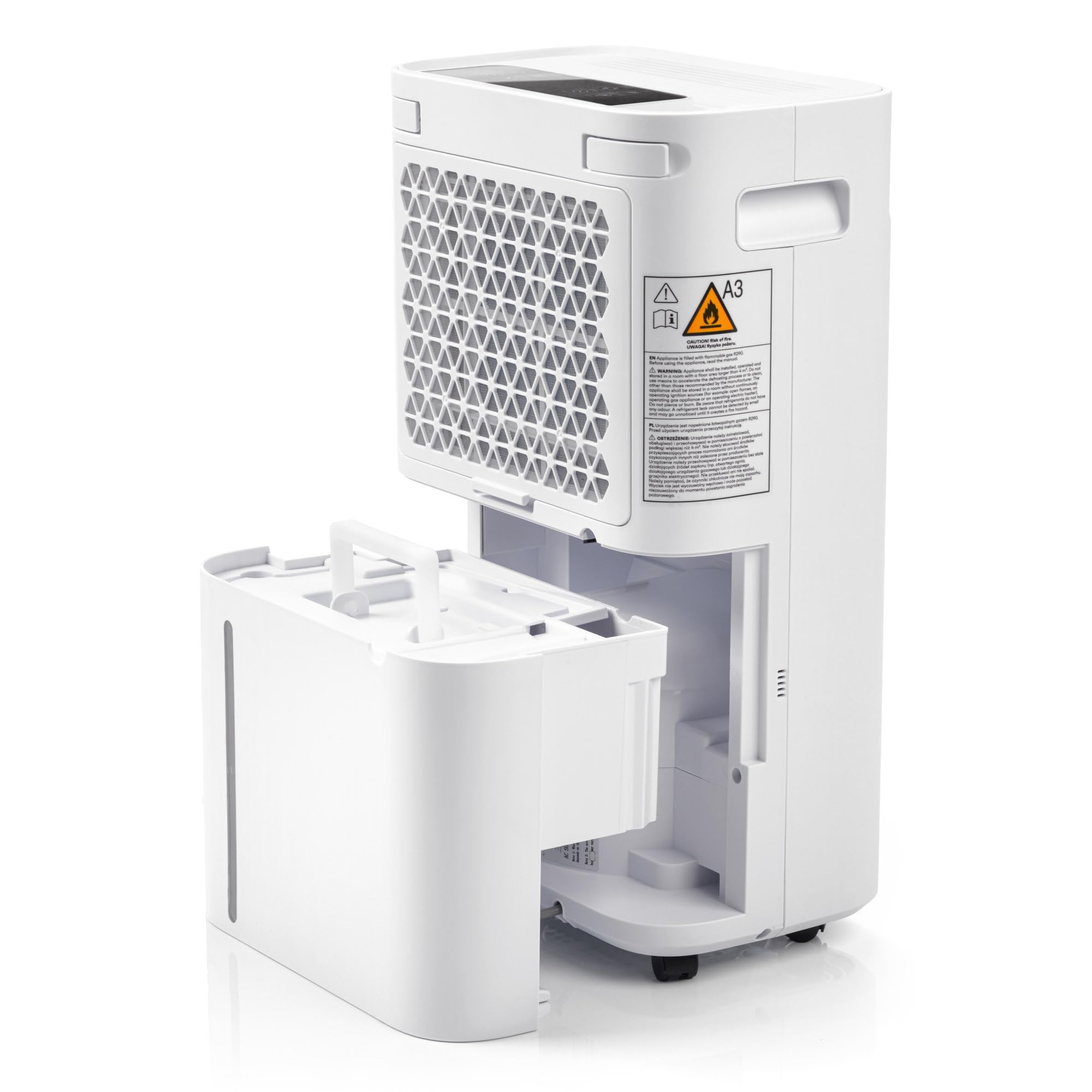 Wisser Elektryczny osuszacz powietrza 20 l/24 h do piwnic do 50 m² – 42 dB