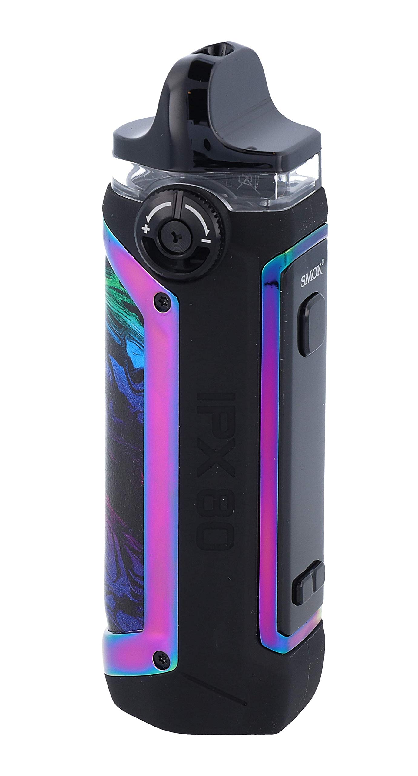 SMOK, IPX80 E Zigarette 3000mAh bis 80W Leistung 5,5ml Tankvolumen Farbe, Regenbogen
