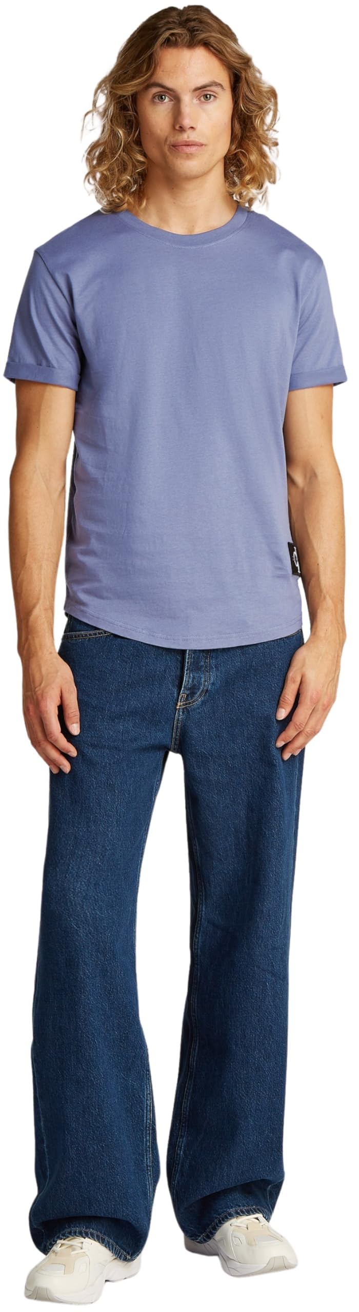 Calvin Klein Top in Maglia a Maniche Corte Uomo