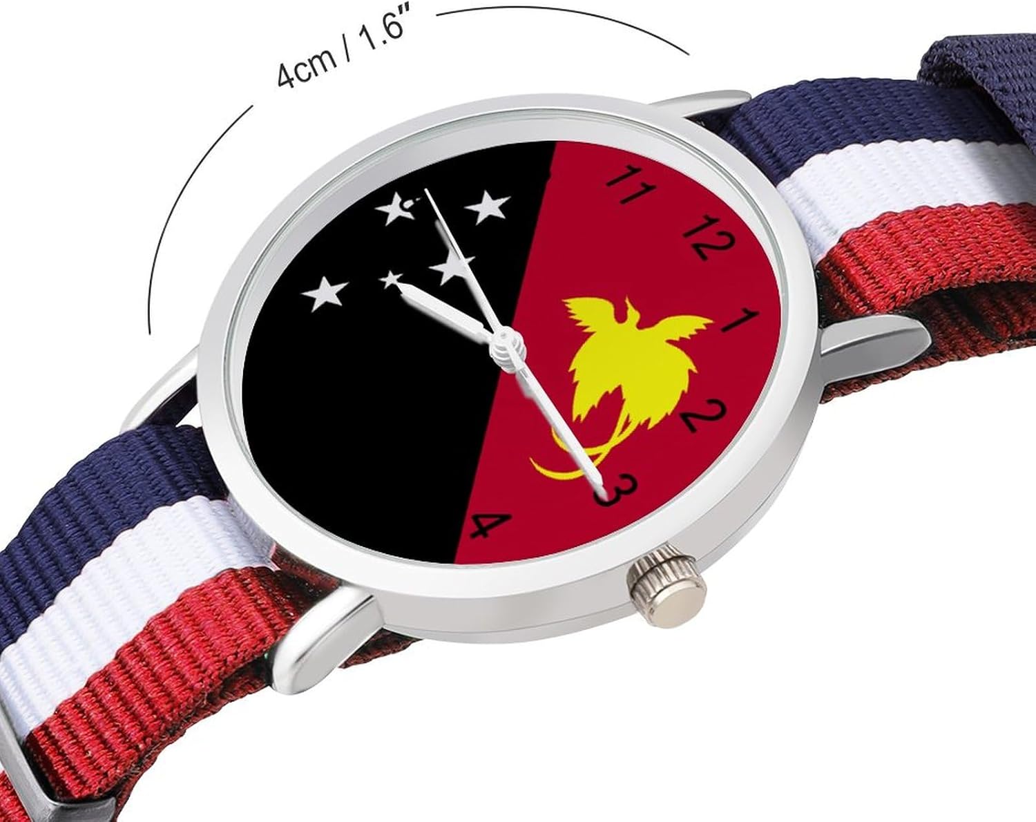 Portugal Flag Wrist Watches,Men and Women Fashion Minimalist Watch