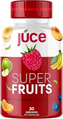 Miniatura 1 de Terra Kai Organics Juce Formula, Organic Super Fruit - Gluten/Gelatin Free, Soy Free & Vegan- Reds Superfood Capsules- 23 Fruits (90 Count)