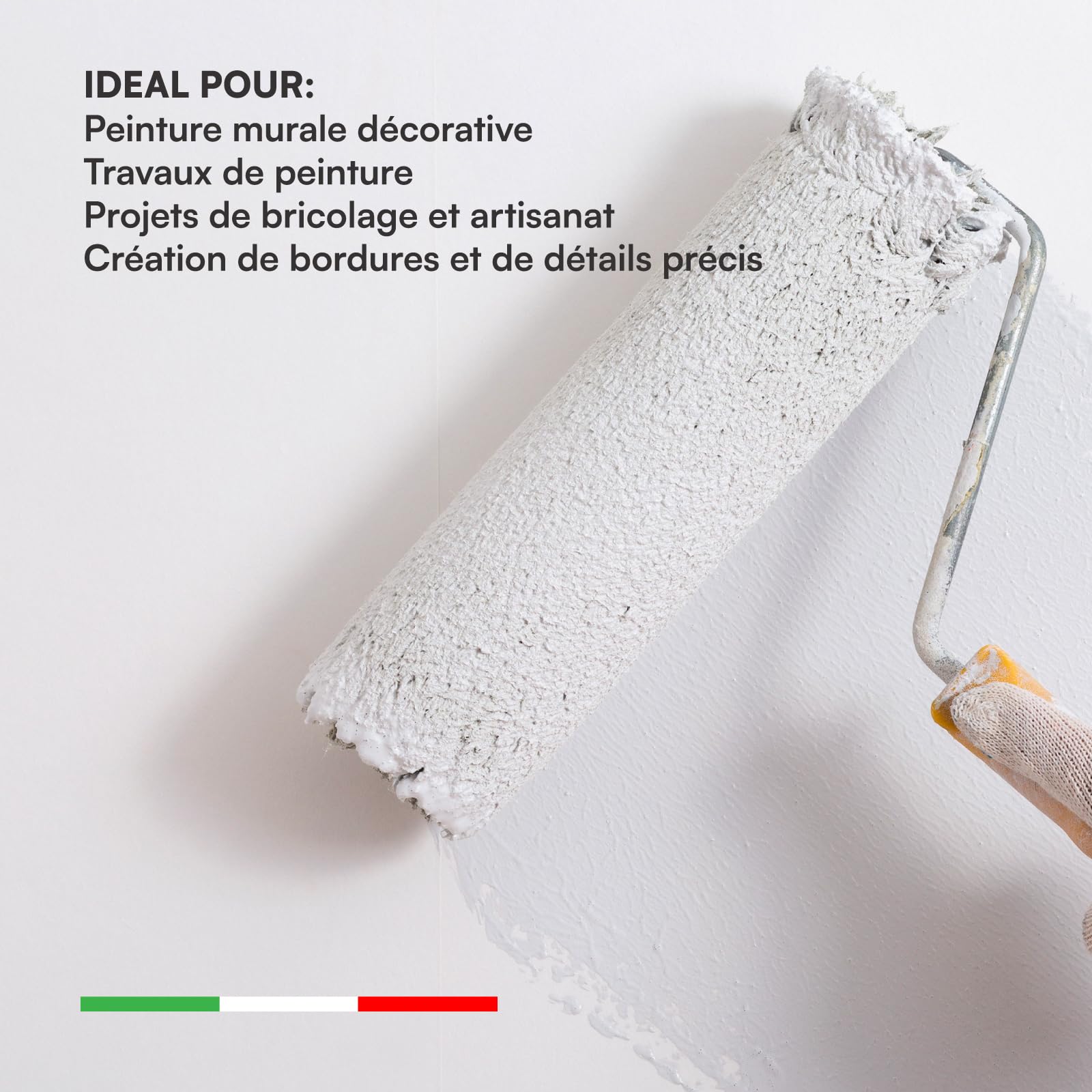 6x Ruban de Masquage 50mm x 50m - Pour Peinture et Masquage - Adhésif Sans Laisser de Résidus - Ruban Papier