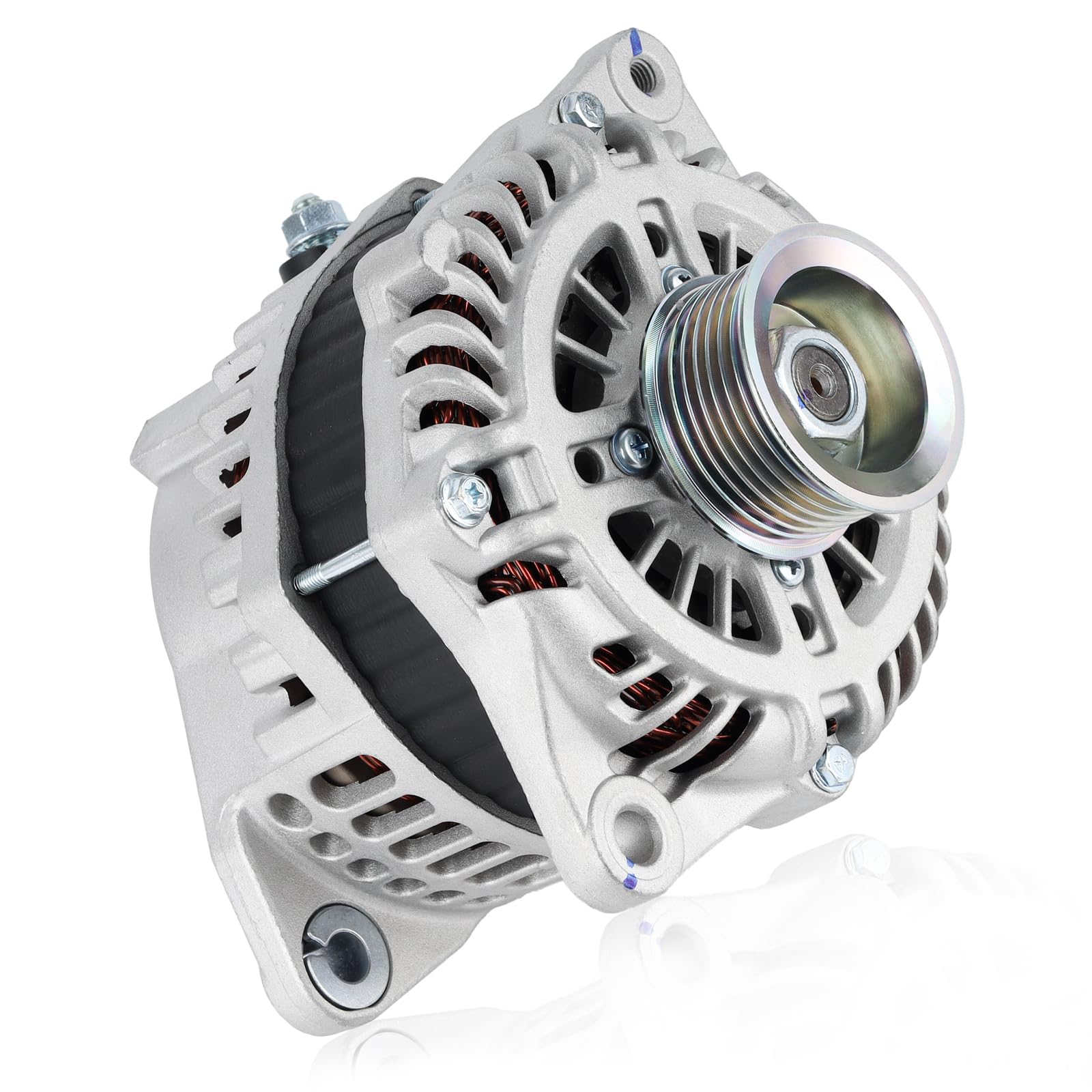 Farrme 11538 Car Alternator 12V 150 Amp, 7-Groove Pulley Fit for