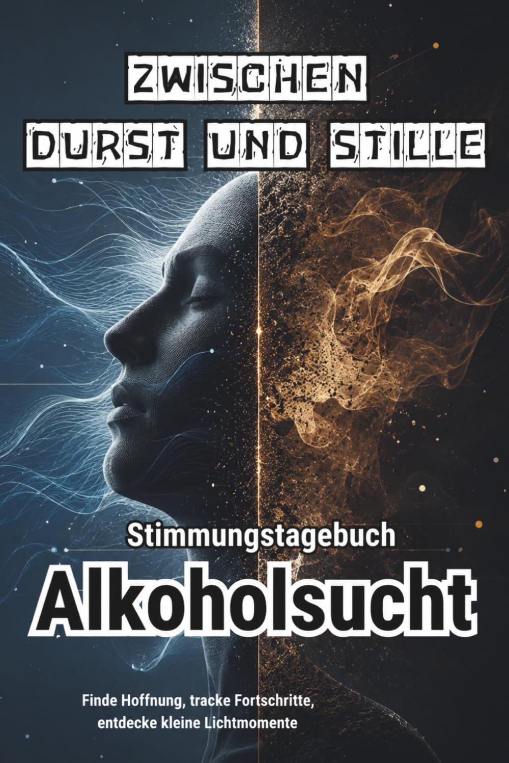 ZWISCHEN DURST UND STILLE – Stimmungstagebuch für Menschen mit Alkoholabhängigkeit - Journal: Selbsthilfe Impulskontrolle Reflexionen Tracker Tagebuch Alkoholsucht