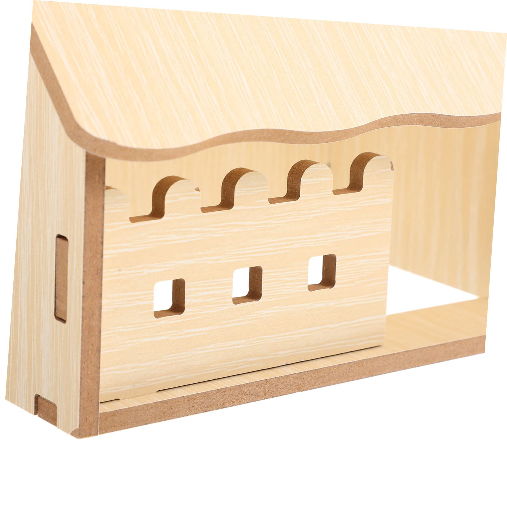 Casetta di Legno per Porcellino D'india, Rifugio Assemblato | Colore Khaki, per Gioco e Riposo, Uso Tutto L'anno, Rifugio Semplice per Piccoli Animali