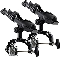 HITORHIKE Fishing Rod Holder: Aluminum Alloy, One-Click Lock, Fits 0.59"-4.53" Tubes for Boat Kayak Bank Fishing