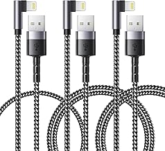 Câble iPhone Court 90 Degrés [0.15M+0.3M+0.3M/Lot de 3]Câble USB A vers Light-ning Cable Phone Nylon USB Cordon i-Phone Fil Chargeur iPhone Rapide pour iPhone 14 13 12 11 Pro Max XS XR 8 7 6 iPad