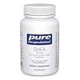 Pure Encapsulations DHEA 5 mg - Immune Support & Hormones Balance* - Micronized DHEA - Gluten Free & Vegan - 60 Capsules