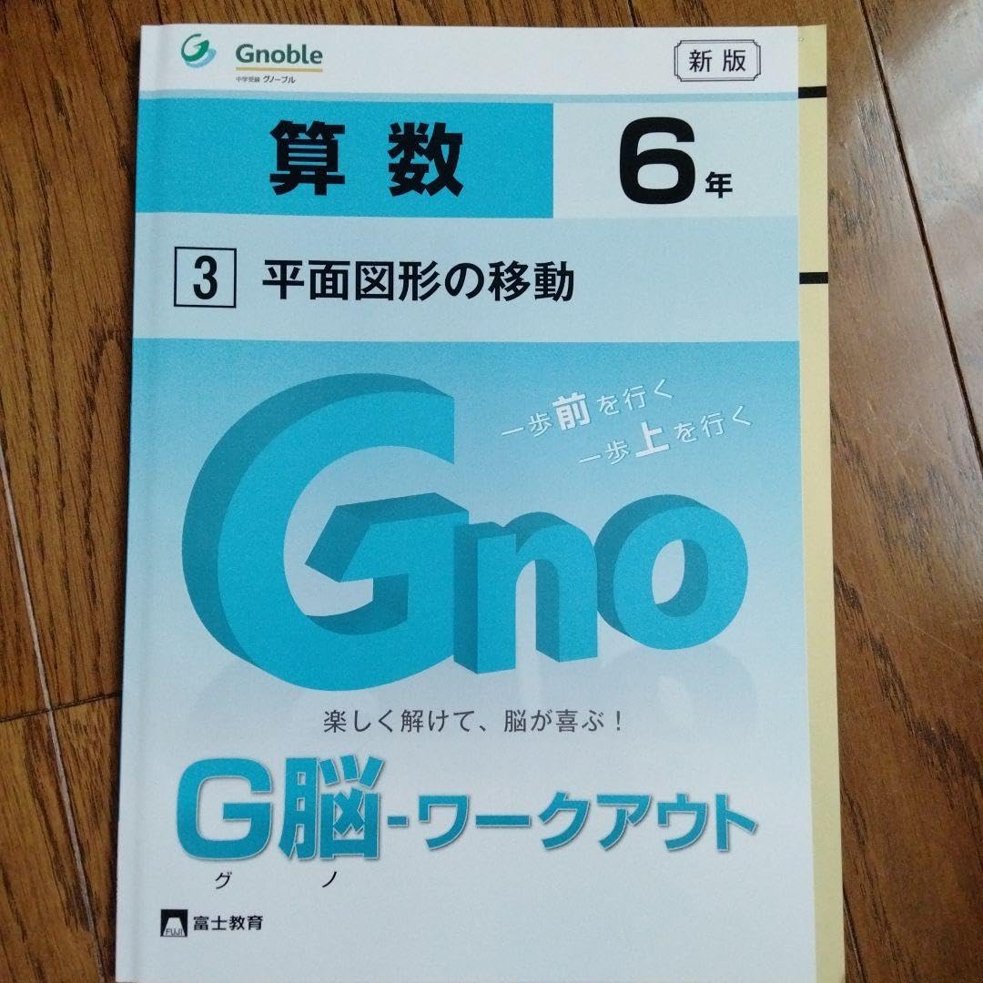 Gnoble グノーブル 6年 G脳-ワークアウト 算数 1〜20 平面図形の性質/速さと比に関する問題等 2021/2023 計20冊 094L2D 楽天市場】Gnoble グノーブル 6年 G脳-ワークアウト 算数 1〜20