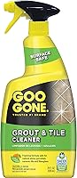 Goo Gone Grout & Tile Cleaner, 28 oz - Removes Mold, Mildew, Soap Scum & Hard Water Stains - Safe for Ceramic, Porcelain & Granite