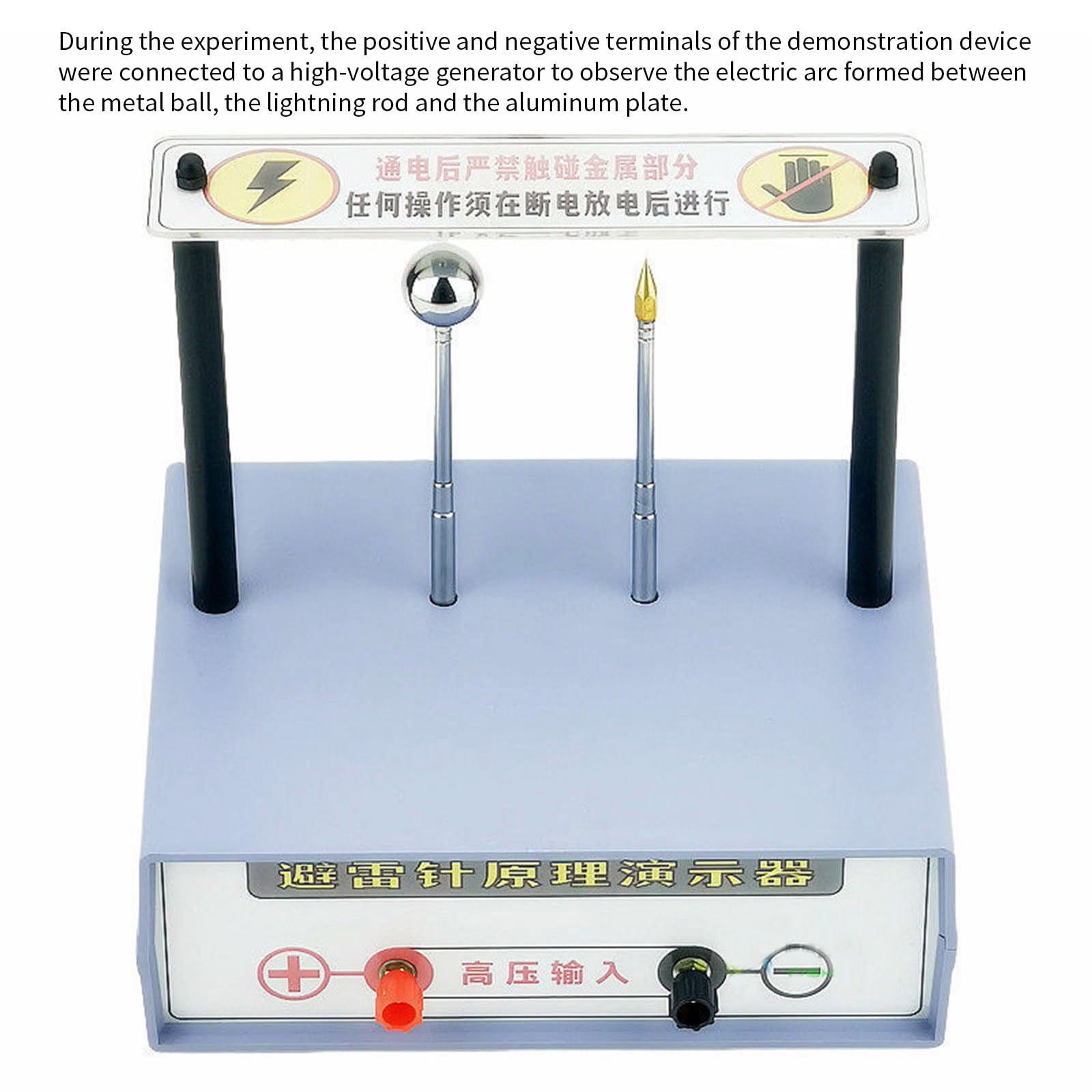 Proteggere dispositivo di simulazione Attrezzatura dimostrativa scientifica strumento esperimento per scuola & Laboratorio Uso Streak Rod Dimostrazione Set