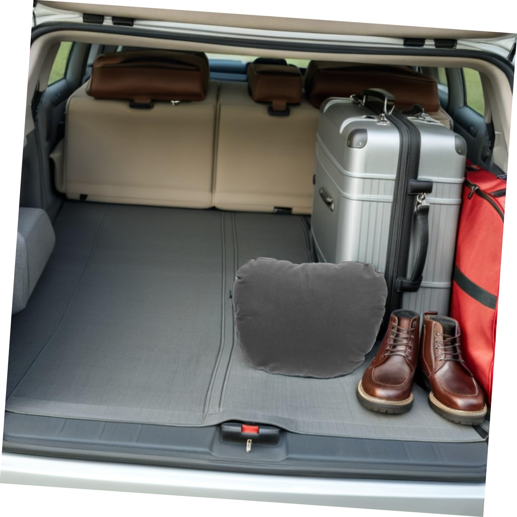SOLUSTRE 2piezas Almohada Cuello del Coche de Gamuza de Almohadas Ergonómicas para Reposacabezas de Coche Soporte Cervical para Conducir