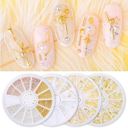 Amazon Born Pretty ジェルネイルパーツ メタルパーツ ネイルスタッズ ゴールド シルバー 4ケースセット デコ ジェルネイル セルフネイル ネイルアート Born Pretty スタッズ 通販 Amazon Born Pretty ジェルネイルパーツ メタルパーツ ネイルスタッズ ゴールド シルバー 4ケースセット デコ ジェルネイル セルフネイル ネイルアート Born Pretty スタッズ 通販