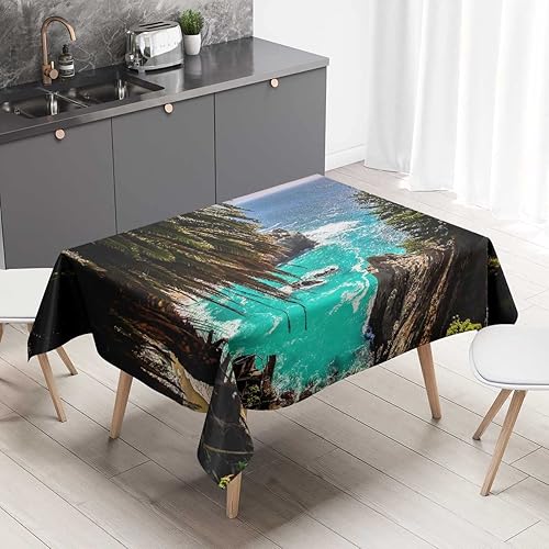 Vista 36 de K679 Galaxy Mantel Redondo para Mesa De 4 Sillas Mantel al Aire Libre Para Cocina Comedor Fiesta 30 X 30 Pulgadas